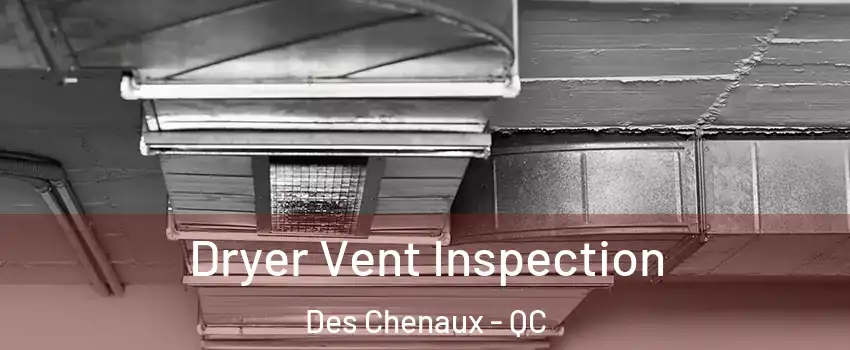  Dryer Vent Inspection Des Chenaux - QC