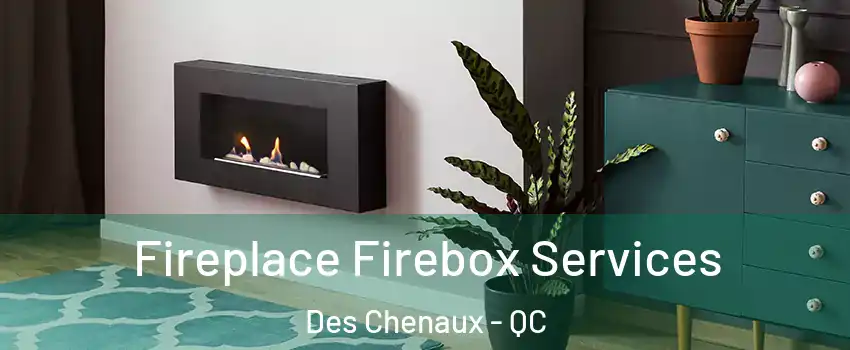  Fireplace Firebox Services Des Chenaux - QC