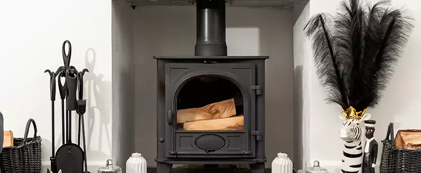 Thelin Hearth Products Providence Pellet Insert Fireplace Installation in Vaudreuil Dorion, QC