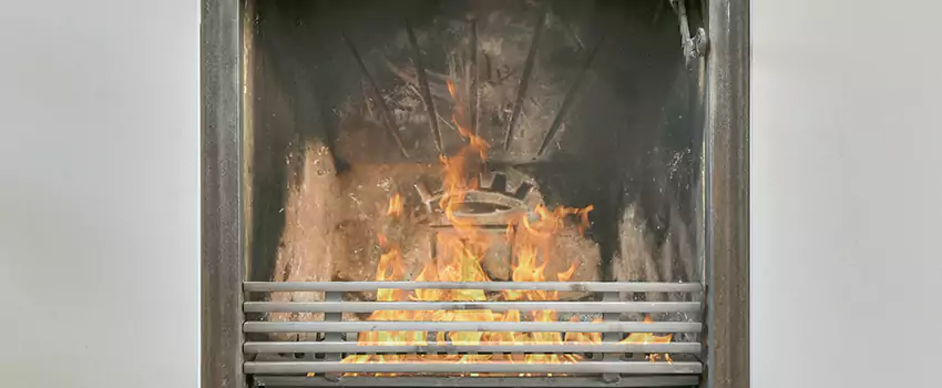 Travis Industries Linear Gas Fireplace Installation in Vaudreuil Dorion, Quebec