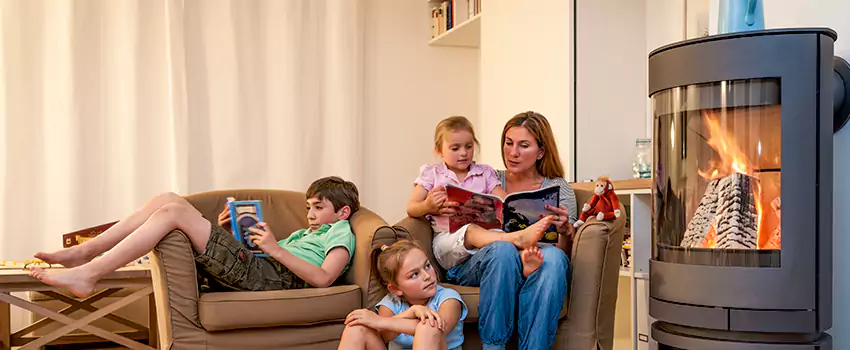 Outdoor Morso Fireplace Broken Screen Replacement in Vaudreuil Dorion, Quebec